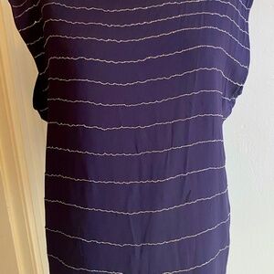 Ted Baker Royal blue silk sheath size 2